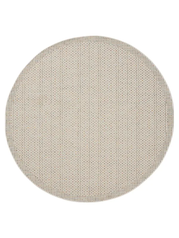 In- & Outdoor Rundteppich Agra Creme/Blau 60007967-205104