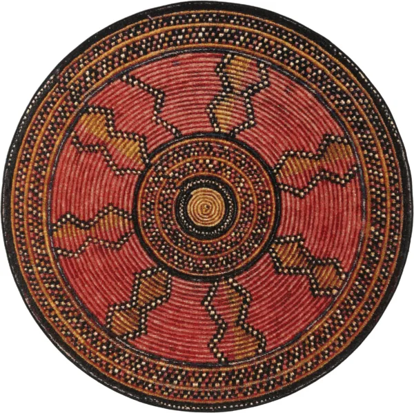 In- & Outdoor Rundteppich Artis Rot 60005921-35104