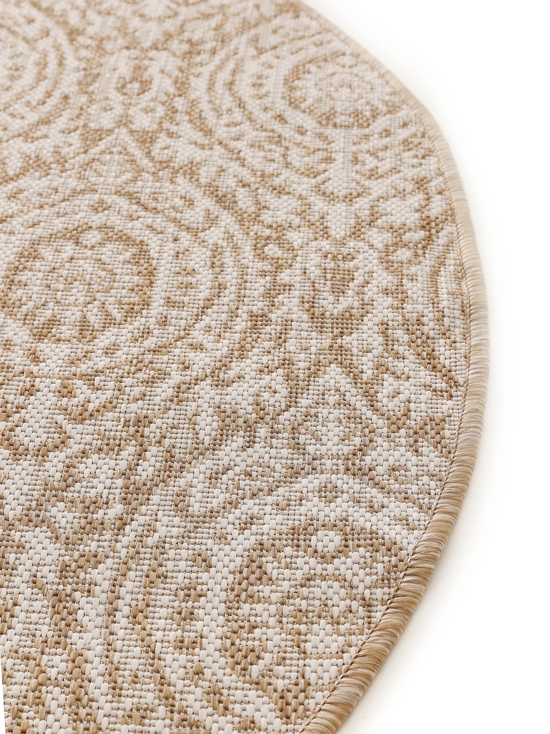 In- & Outdoor Rundteppich Cleo Creme/Beige 60004952-130104 In- & Outdoor Rundteppich Cleo Creme/Beige 60004952-130104 – Bild 5