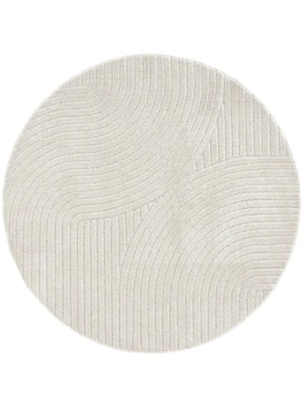 In- & Outdoor Rundteppich Mars Creme 60007191-62104