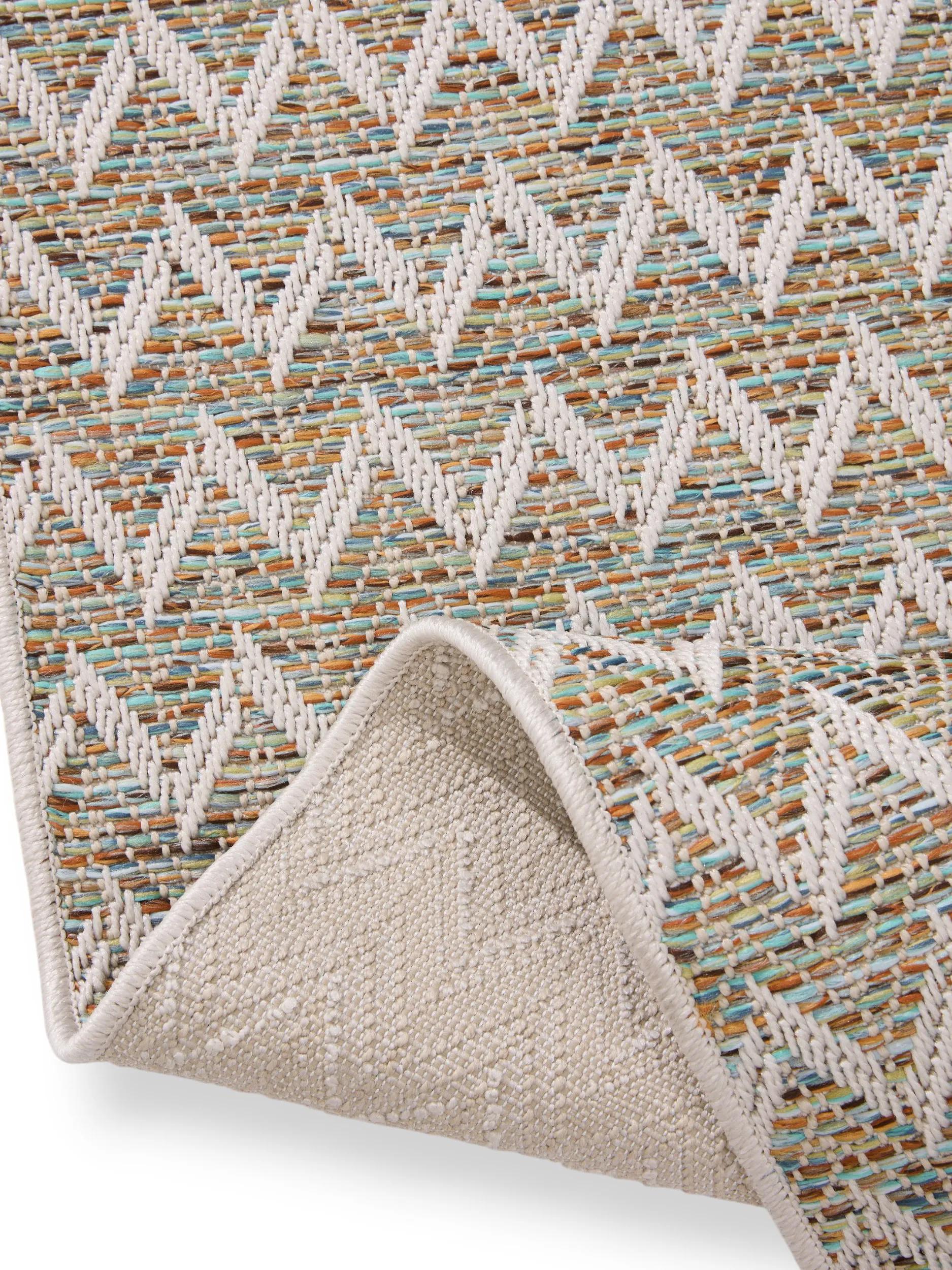 In- & Outdoor Teppich Agra Blau/Creme 60007967-222101 In- & Outdoor Teppich Agra Blau/Creme 60007967-222101 – Bild 4