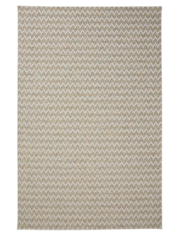 In- & Outdoor Teppich Agra Blau/Creme 60007967-222101