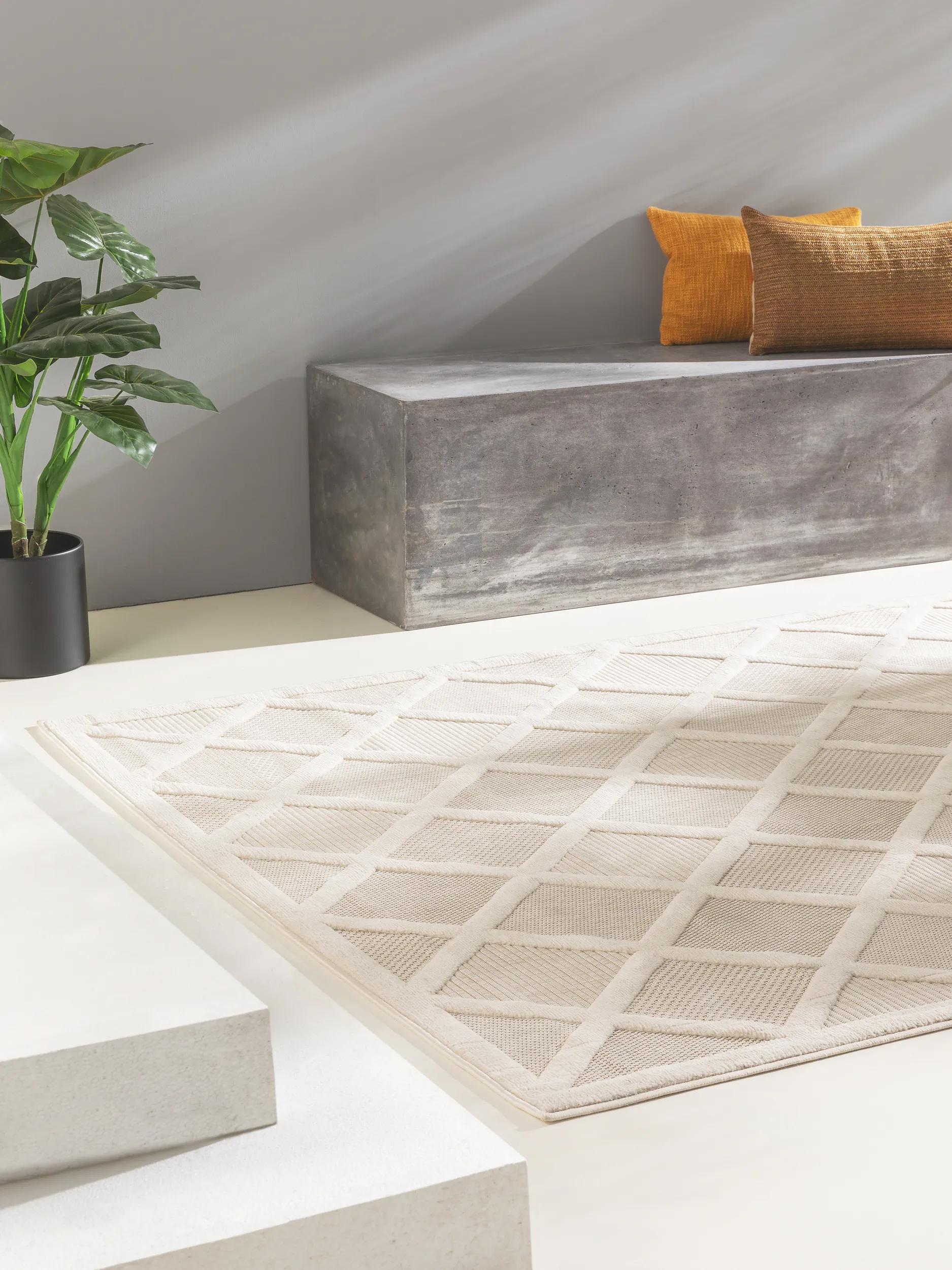 In- & Outdoor Teppich Bonte Creme 60006476-62101 In- & Outdoor Teppich Bonte Creme 60006476-62101 – Bild 2