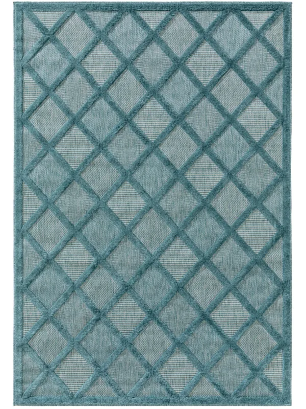 In- & Outdoor Teppich Bonte Türkis 60006476-39101