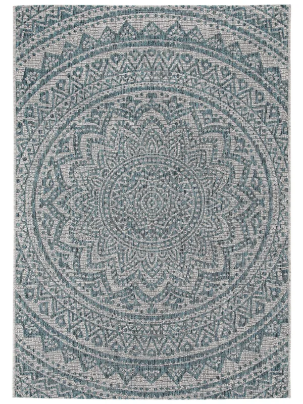 In- & Outdoor Teppich Cleo Beige/Blau 60004944-75101