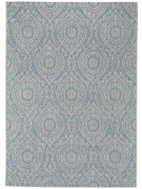 In- & Outdoor Teppich Cleo Beige/Türkis 60004952-72101