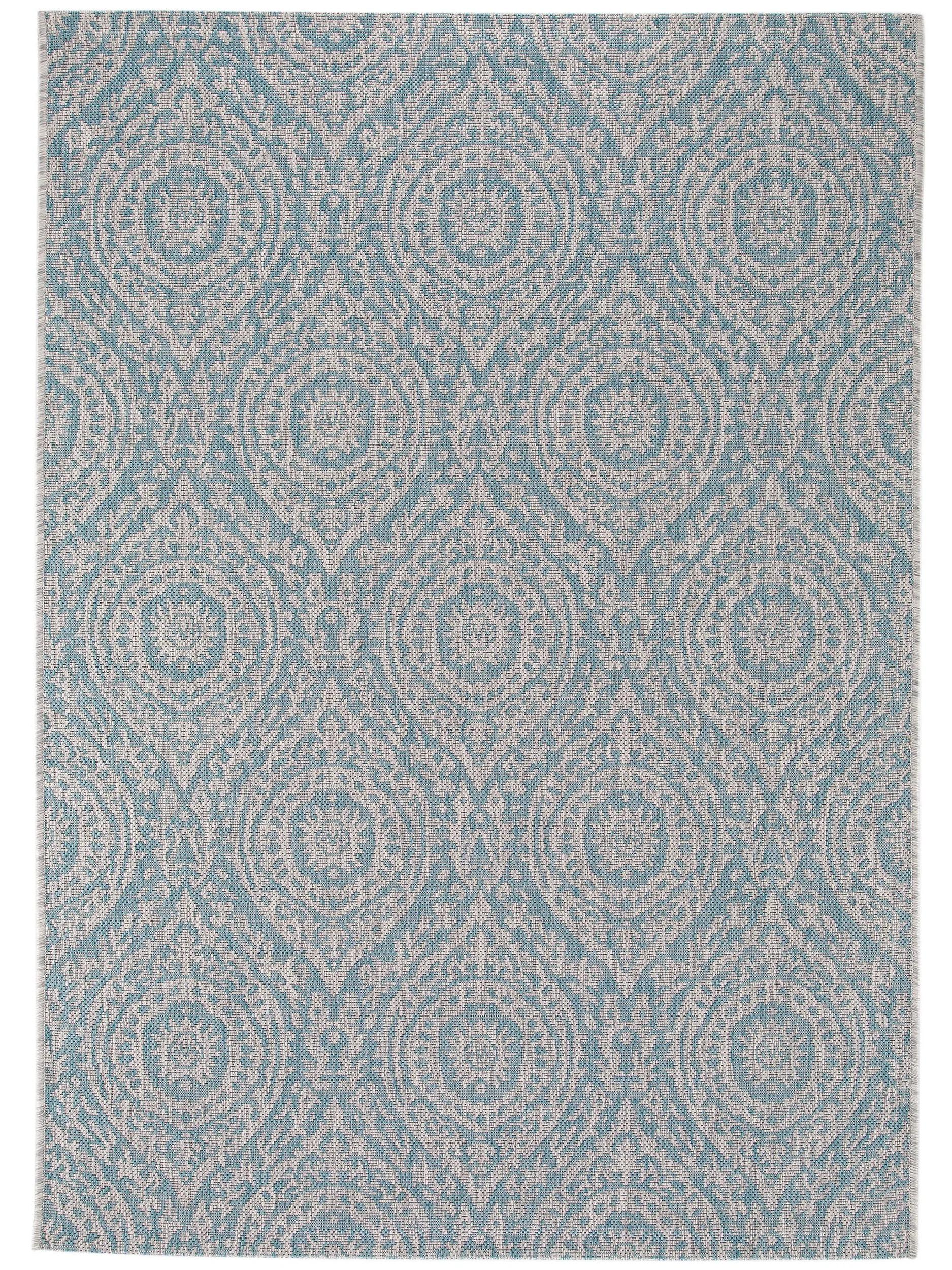 In- & Outdoor Teppich Cleo Beige/Türkis 60004952-72101 In- & Outdoor Teppich Cleo Beige/Türkis 60004952-72101