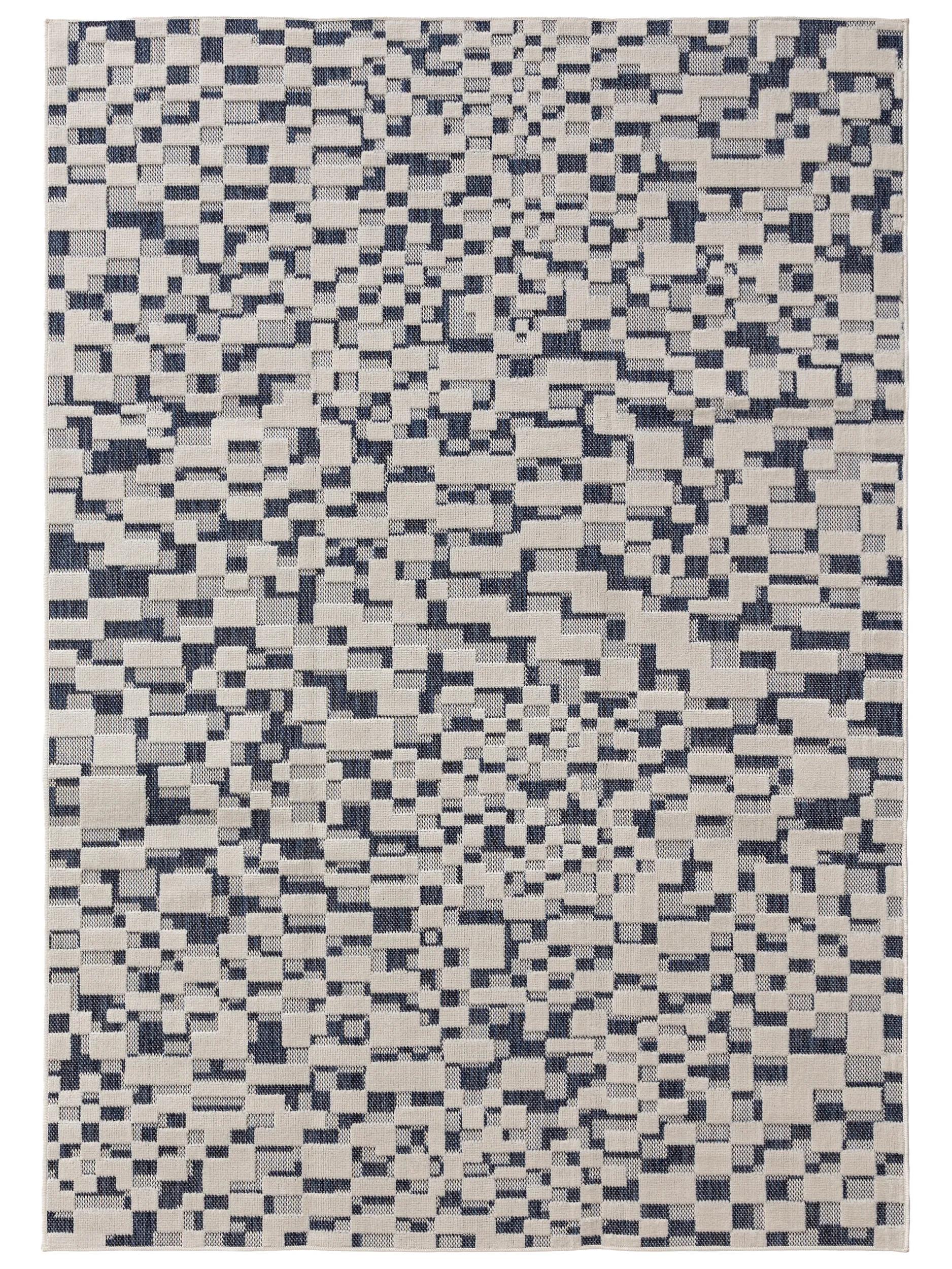 In- & Outdoor Teppich Kaleo Blau/Weiß 60007738-194101 In- & Outdoor Teppich Kaleo Blau/Weiß 60007738-194101