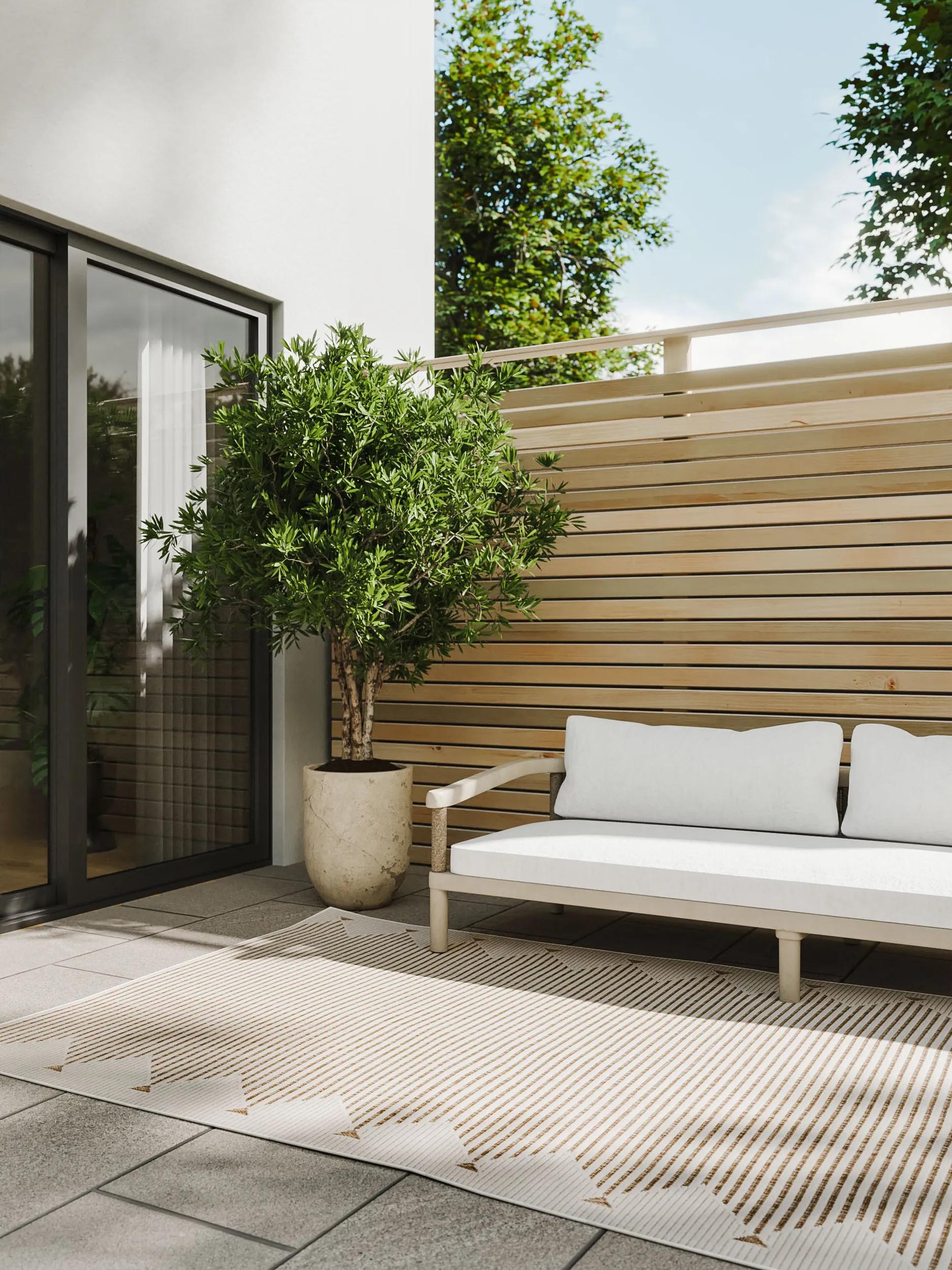 In- & Outdoor Teppich Kaleo Creme/Beige 60007738-175101 In- & Outdoor Teppich Kaleo Creme/Beige 60007738-175101 – Bild 2