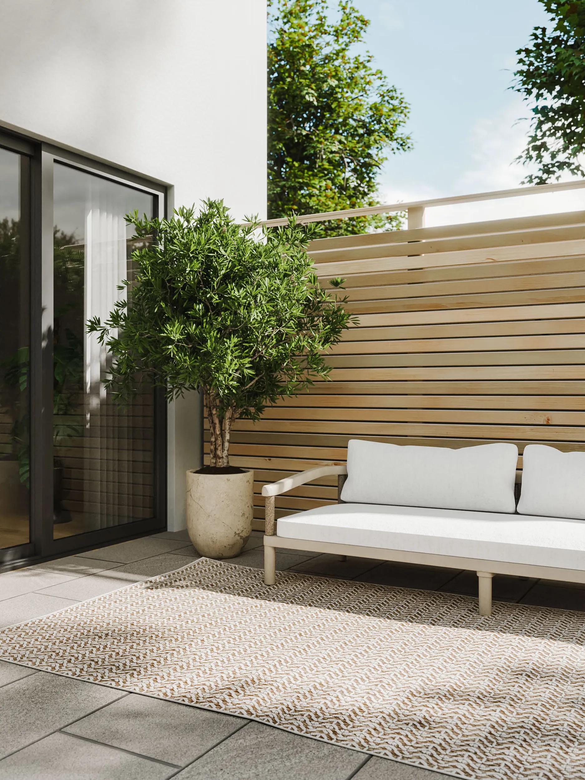 In- & Outdoor Teppich Kaleo Creme/Beige 60007738-177101 In- & Outdoor Teppich Kaleo Creme/Beige 60007738-177101 – Bild 2