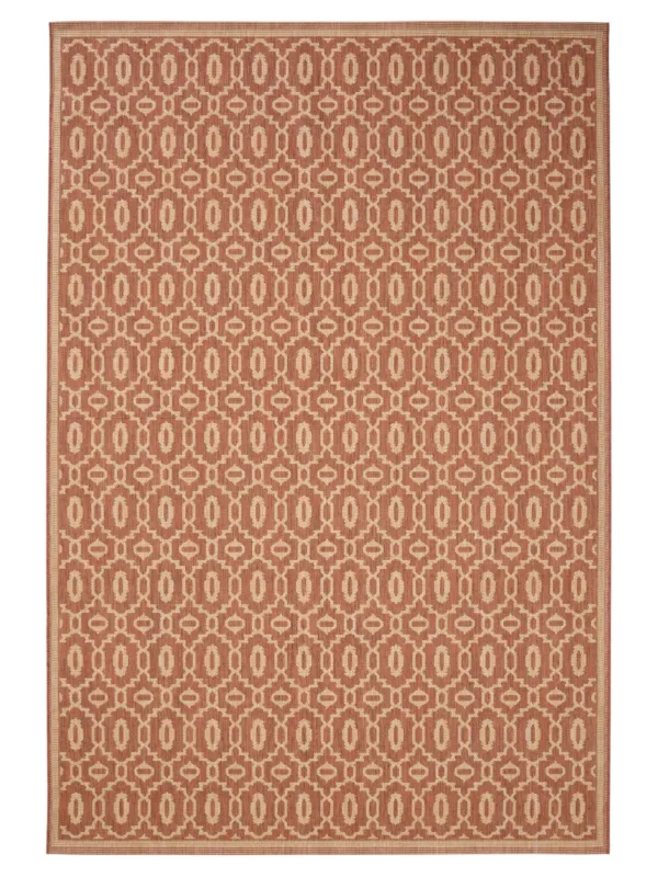 In- & Outdoor Teppich Metro Beige/Rot 60007851-52101