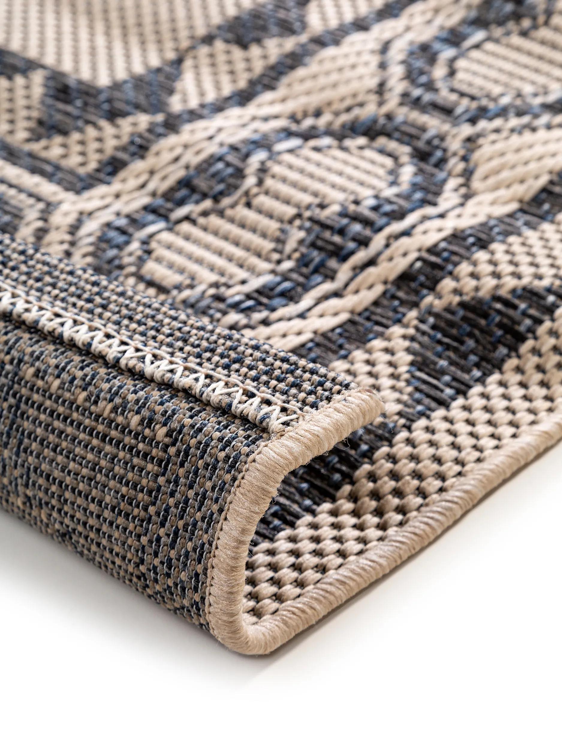 In- & Outdoor Teppich River Beige/Blau 60006064-75101 In- & Outdoor Teppich River Beige/Blau 60006064-75101 – Bild 5