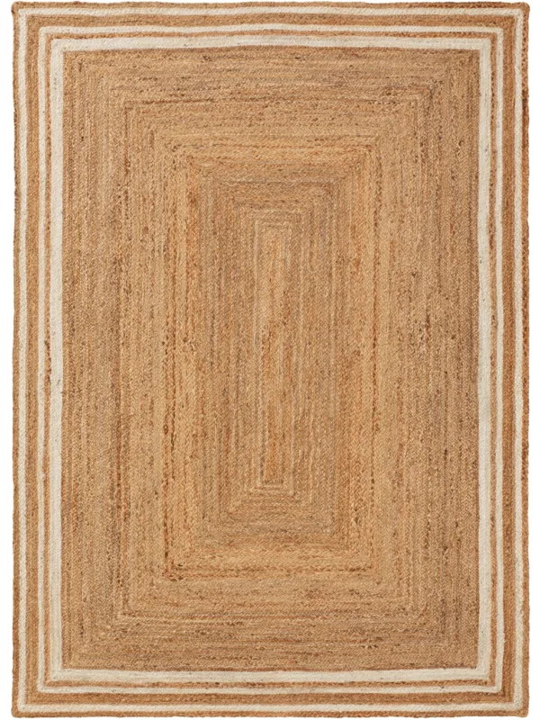 Jute-Teppich Jutta Weiß 60007160-41101