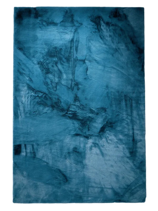 Kunstfell-Teppich Dave Petrol 60006824-162101