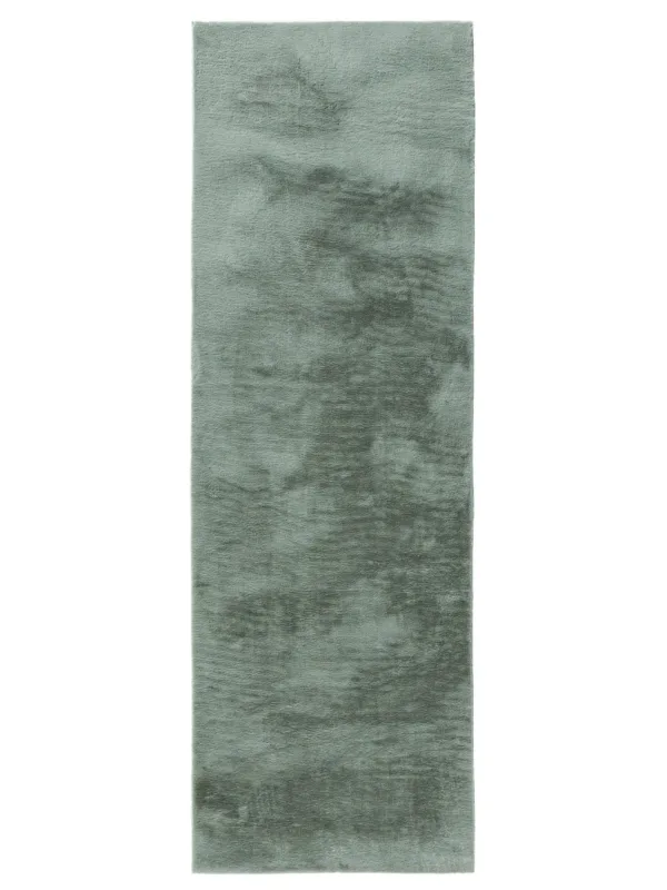 Kunstfell-Teppich Furry Grün 60007681-29103