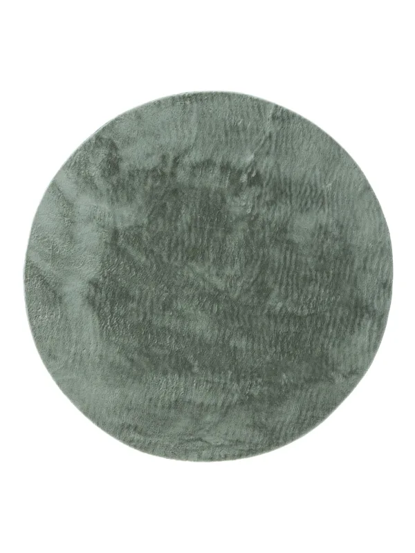 Kunstfell-Teppich Furry Grün 60007681-29104