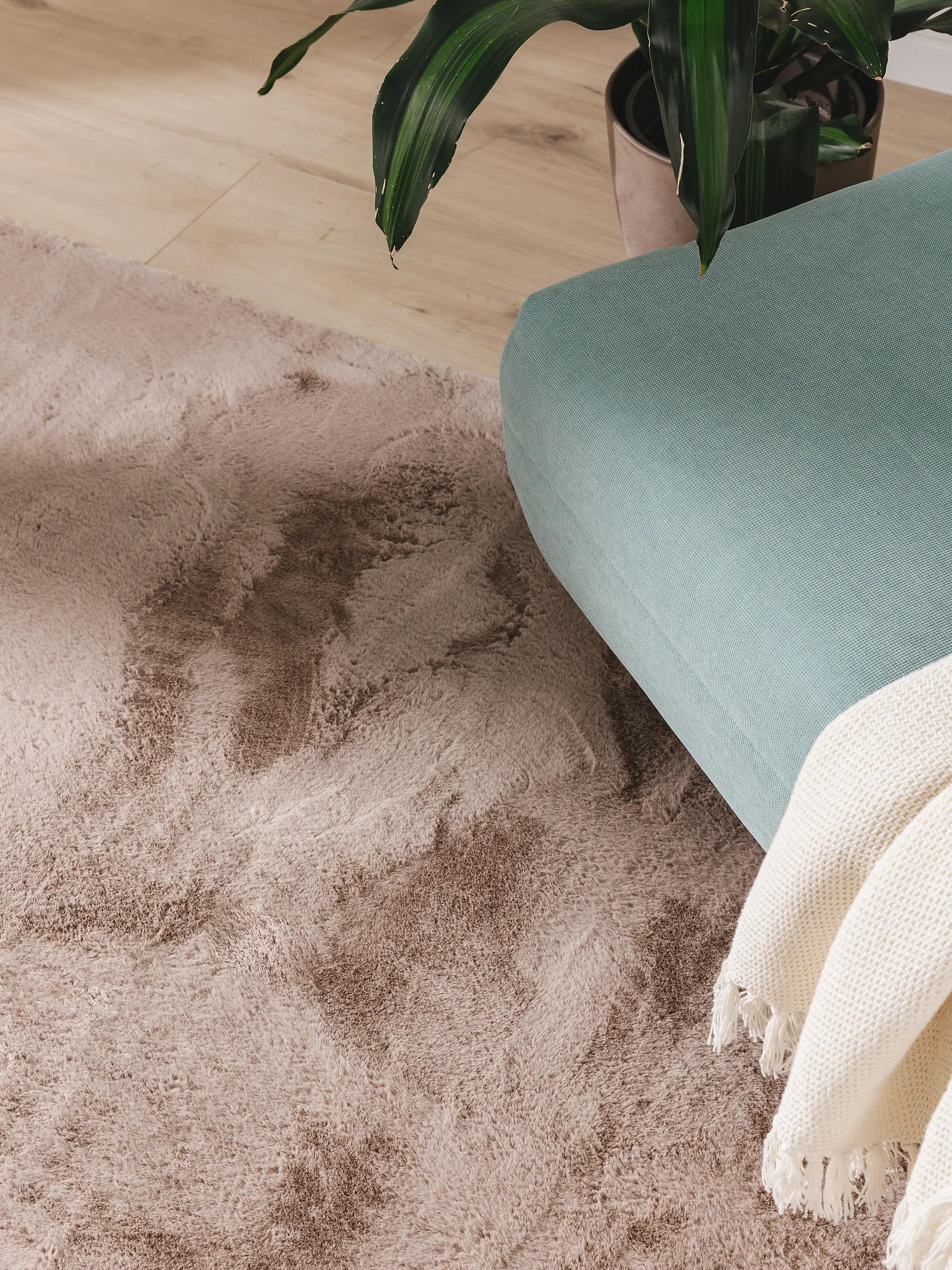 Kunstfell-Teppich Furry Taupe 60007681-57101 Kunstfell-Teppich Furry Taupe 60007681-57101 – Bild 3