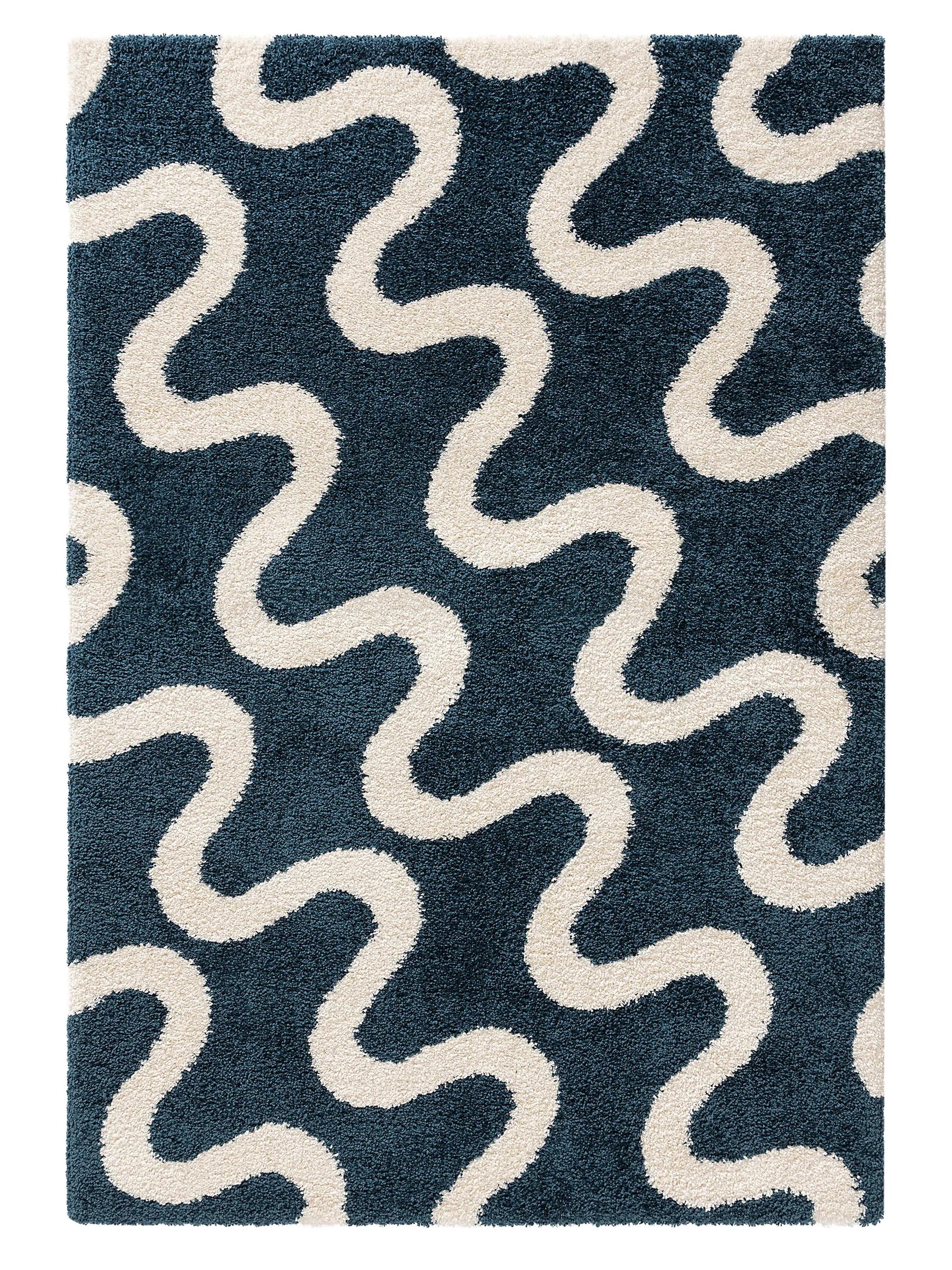 Shaggy-Teppich Louise Blau 60007632-22101 Shaggy-Teppich Louise Blau 60007632-22101