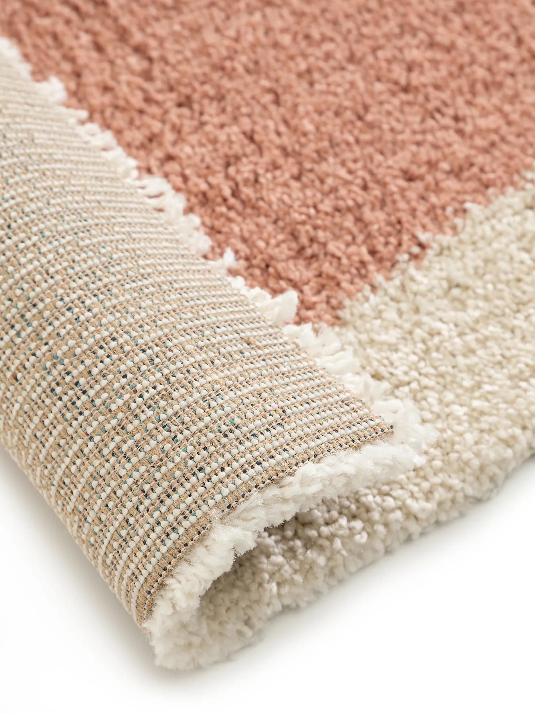 Shaggy-Teppich Louise Creme/Rosa 60007369-132101 Shaggy-Teppich Louise Creme/Rosa 60007369-132101 – Bild 5