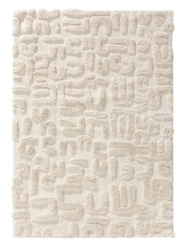 Shaggy-Teppich Tibo Creme/Beige 60007494-130101