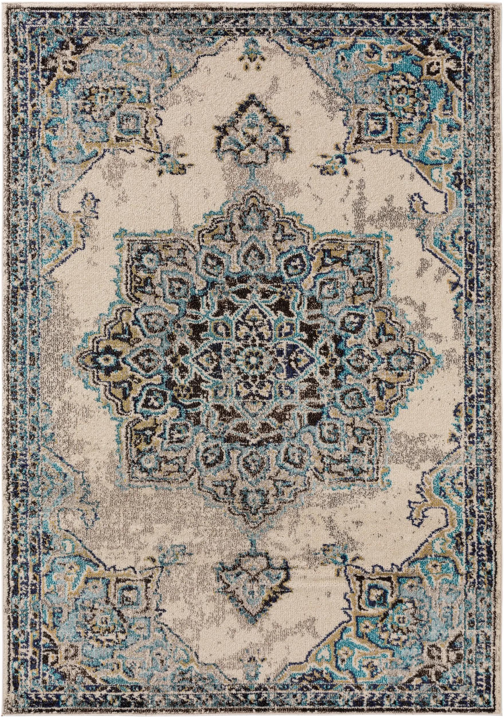 Teppich Casa Beige/Türkis 60004660-72101 Teppich Casa Beige/Türkis 60004660-72101