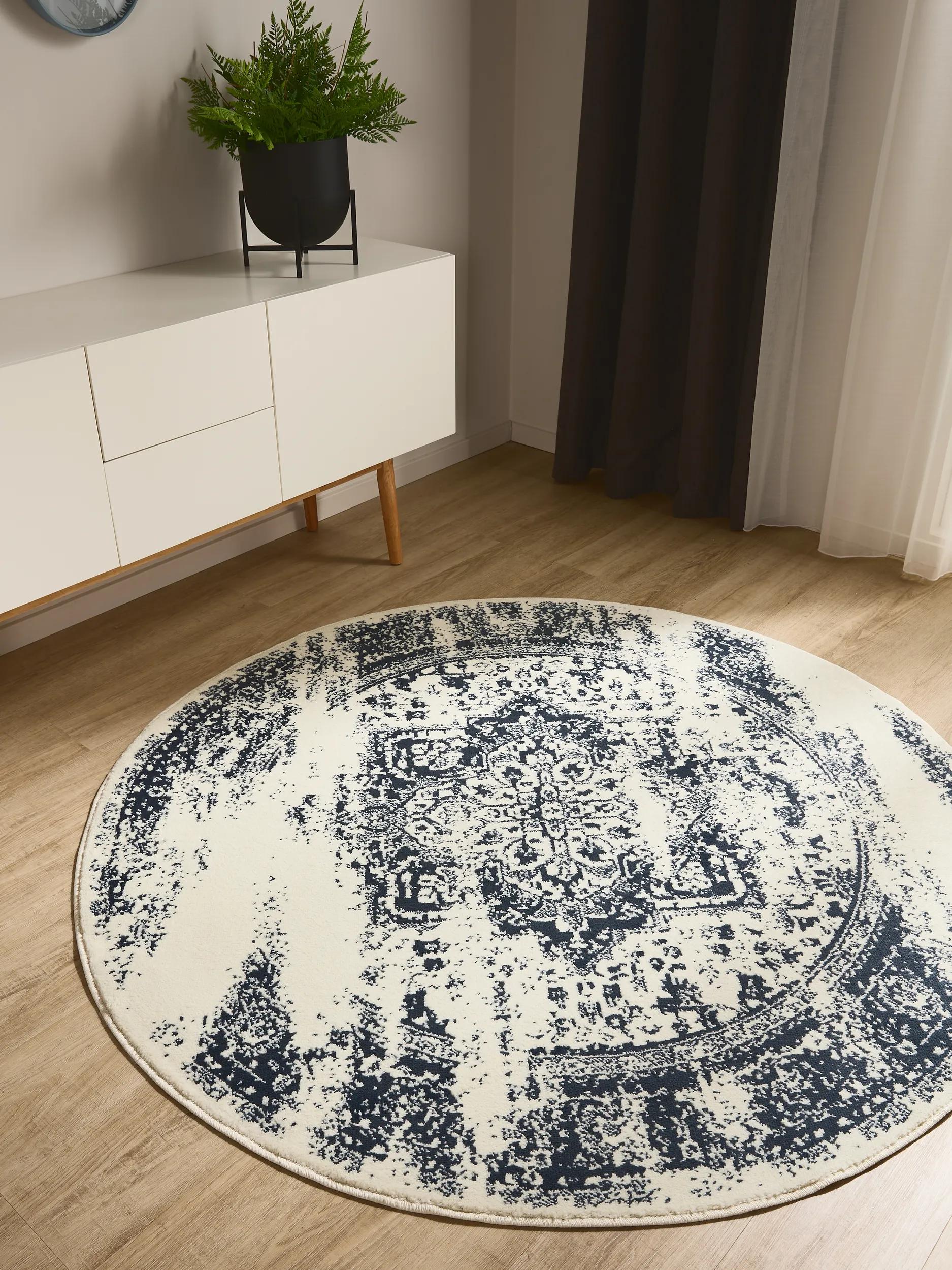 Teppich Suki Creme/Blau 60007921-209104 Teppich Suki Creme/Blau 60007921-209104 – Bild 2