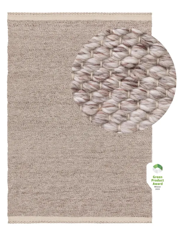 Teppich aus Recyclingmaterial Kiah Creme/Taupe 60007109-149101