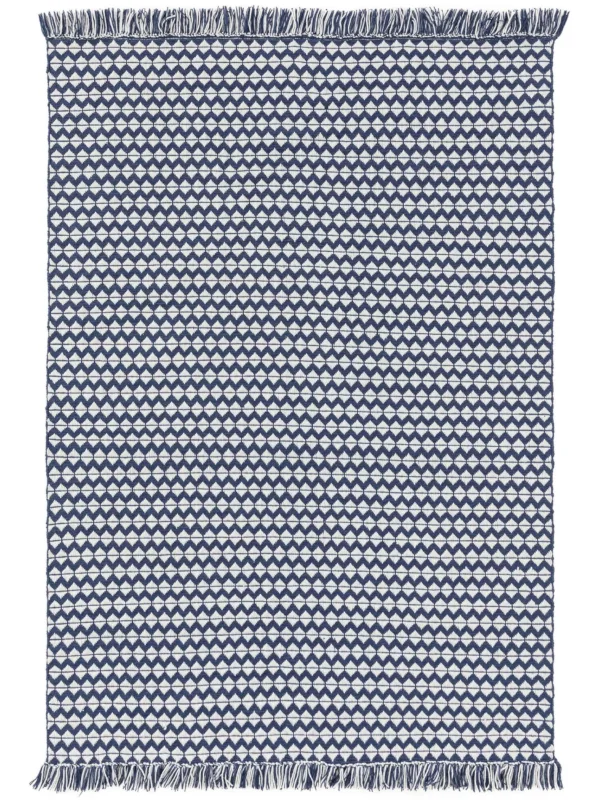 Teppich aus Recyclingmaterial Morty Dunkelblau 60006211-105101