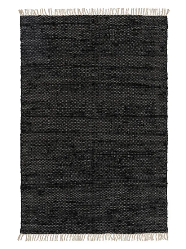 Teppich aus Recyclingmaterial Tom Schwarz 60007131-36101