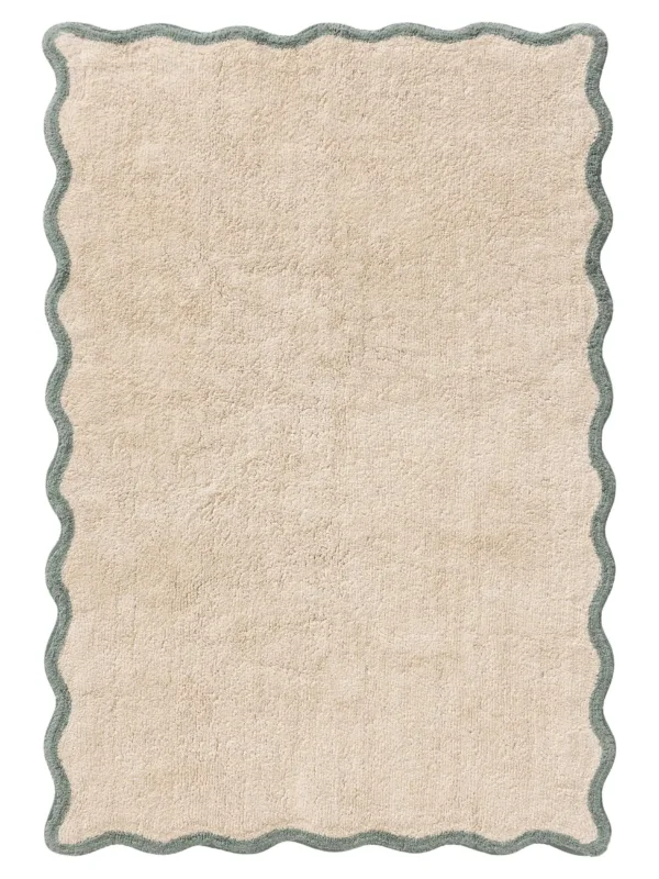 Waschbarer Kinderteppich Emilia Grün 60007640-29101
