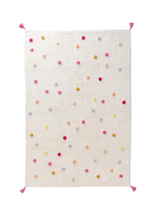 Waschbarer Kinderteppich Fiete Mehrfarbig/Pink 60007874-15101