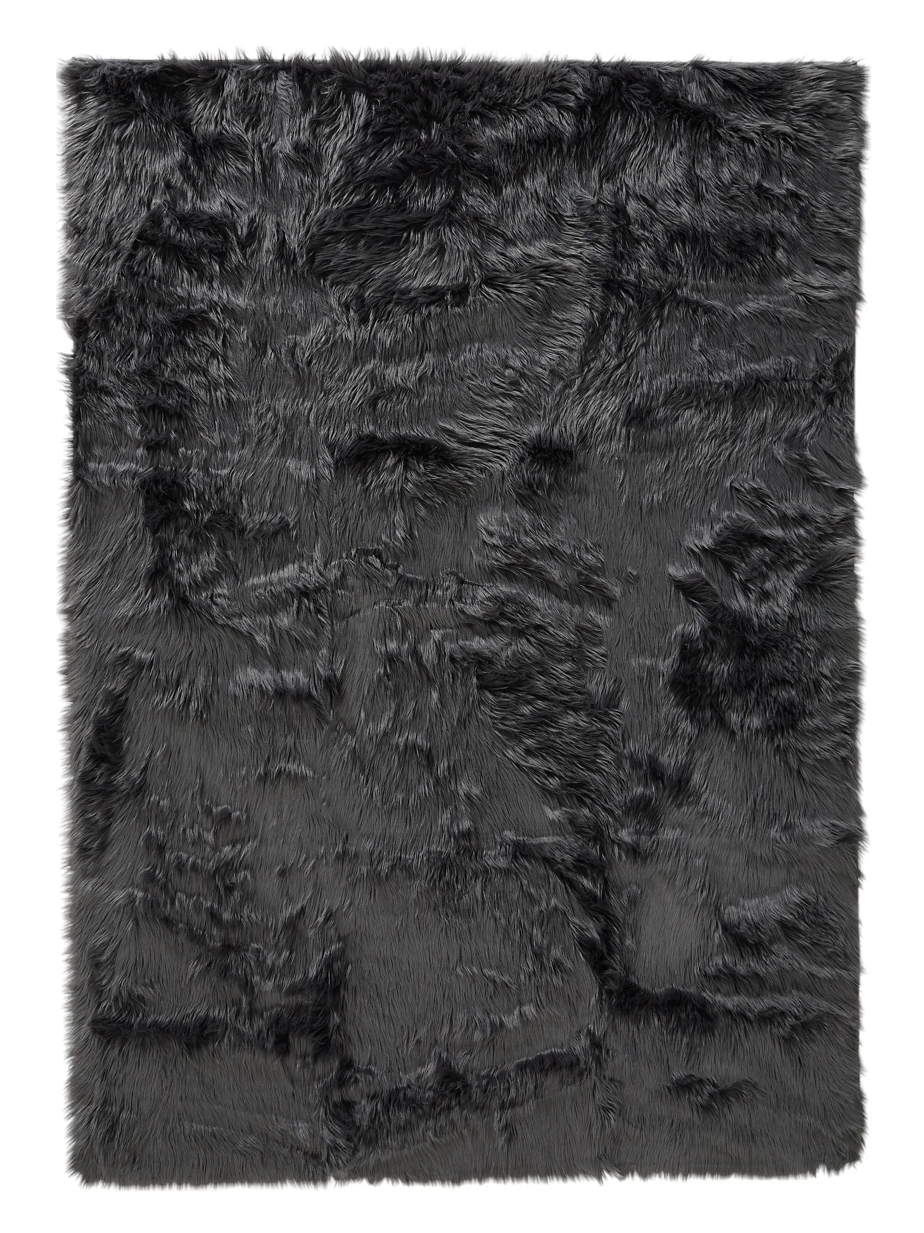 Waschbarer Shaggy-Teppich Nanuk Anthrazit 60007901-20101 Waschbarer Shaggy-Teppich Nanuk Anthrazit 60007901-20101