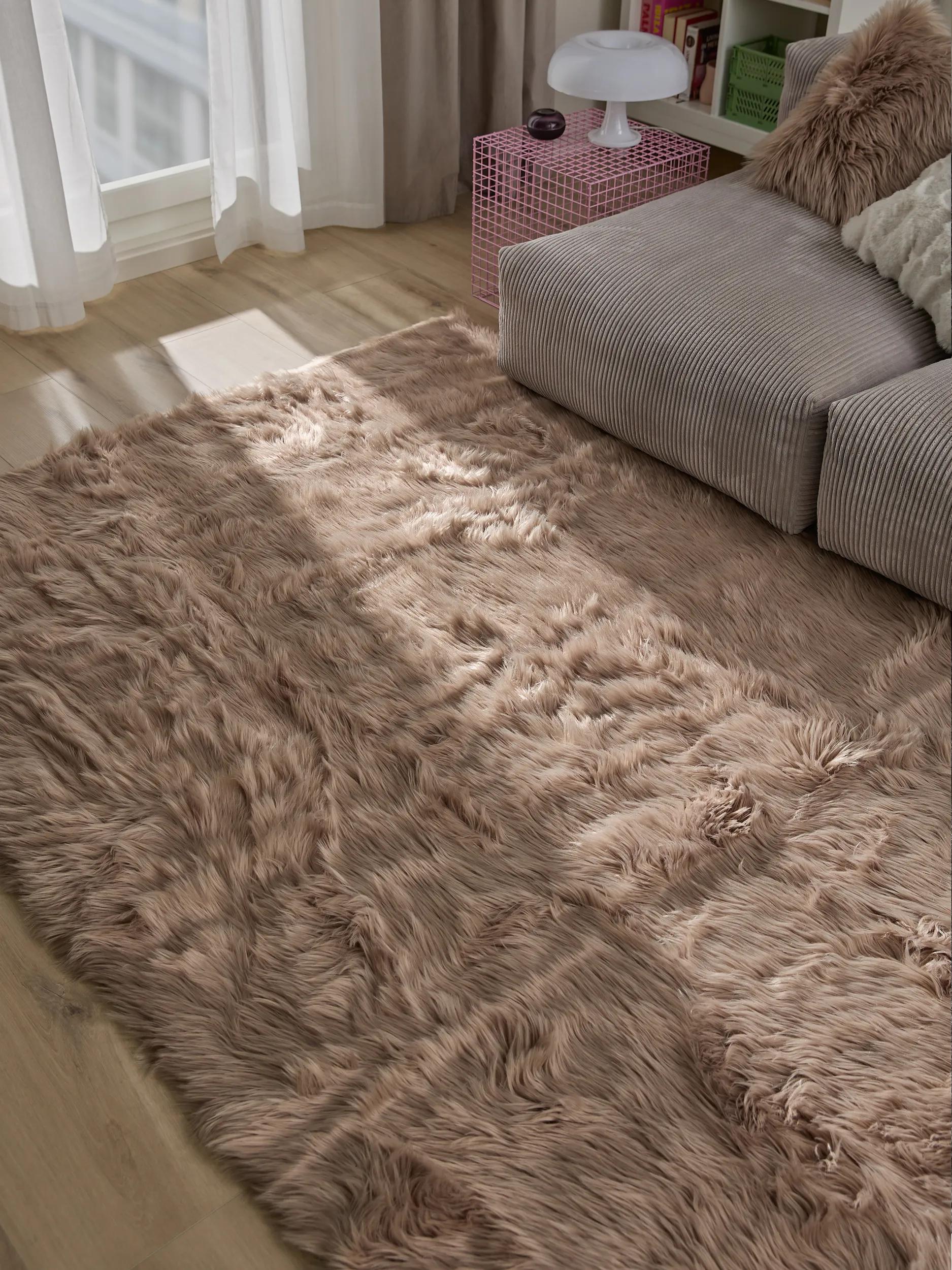 Waschbarer Shaggy-Teppich Nanuk Beige 60007901-21101 Waschbarer Shaggy-Teppich Nanuk Beige 60007901-21101 – Bild 2