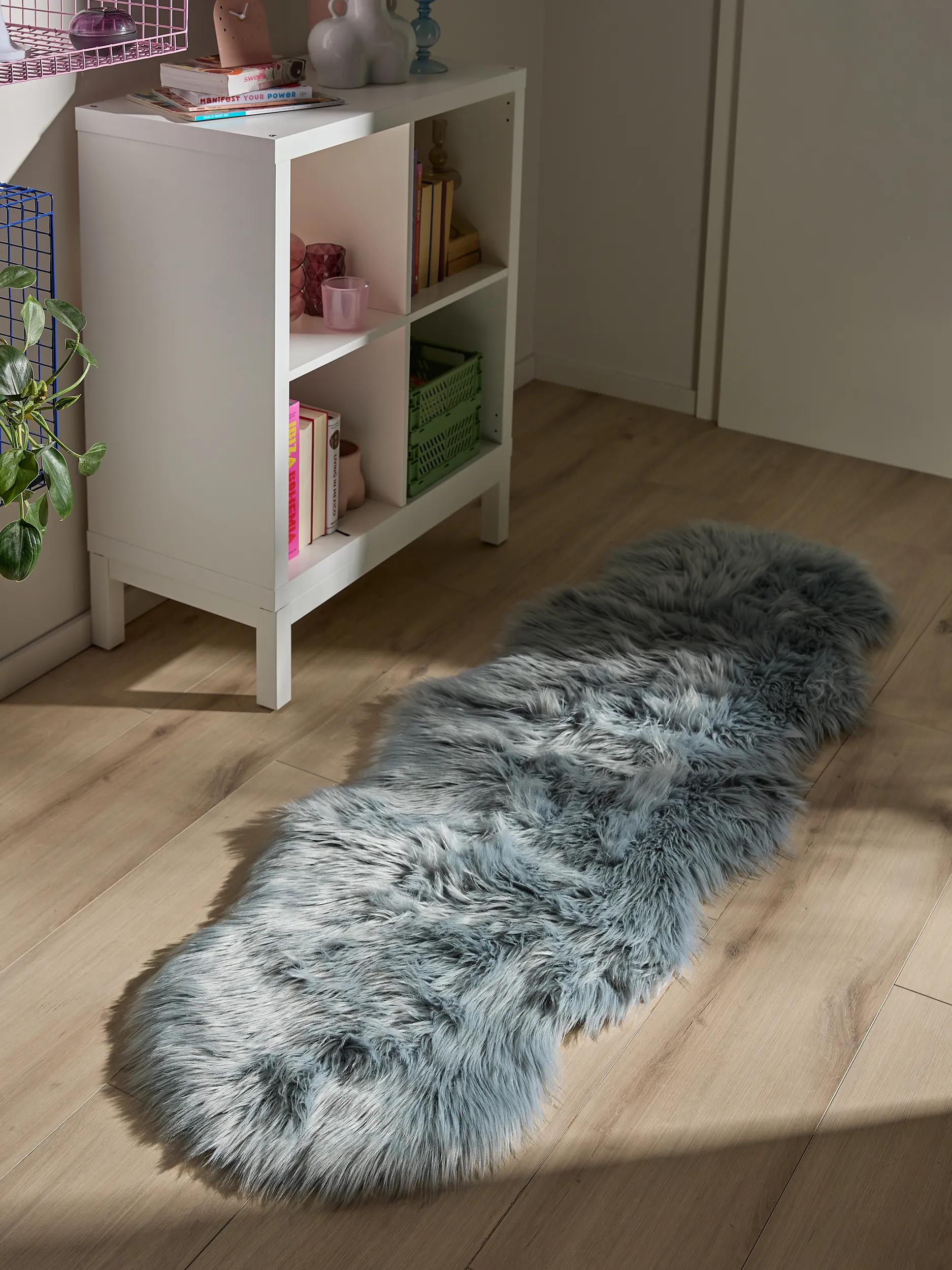 Waschbarer Shaggy-Teppich Nanuk Blau 60007902-22103 Waschbarer Shaggy-Teppich Nanuk Blau 60007902-22103 – Bild 2