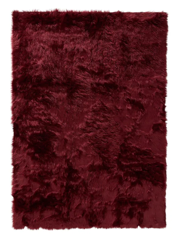 Waschbarer Shaggy-Teppich Nanuk Bordeaux 60007901-145101