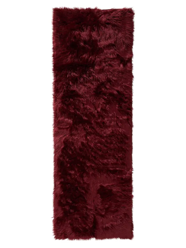 Waschbarer Shaggy-Teppich Nanuk Bordeaux 60007901-145103