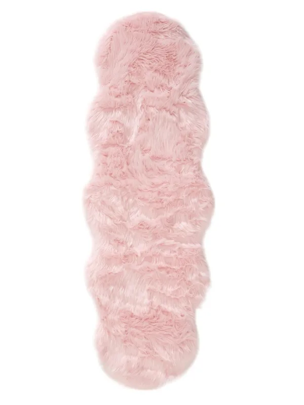 Waschbarer Shaggy-Teppich Nanuk Pink 60007902-33103