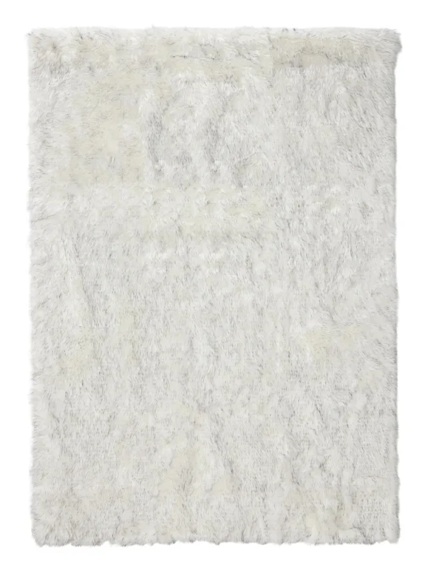 Waschbarer Shaggy-Teppich Nanuk Schwarz/Weiß 60007901-37101