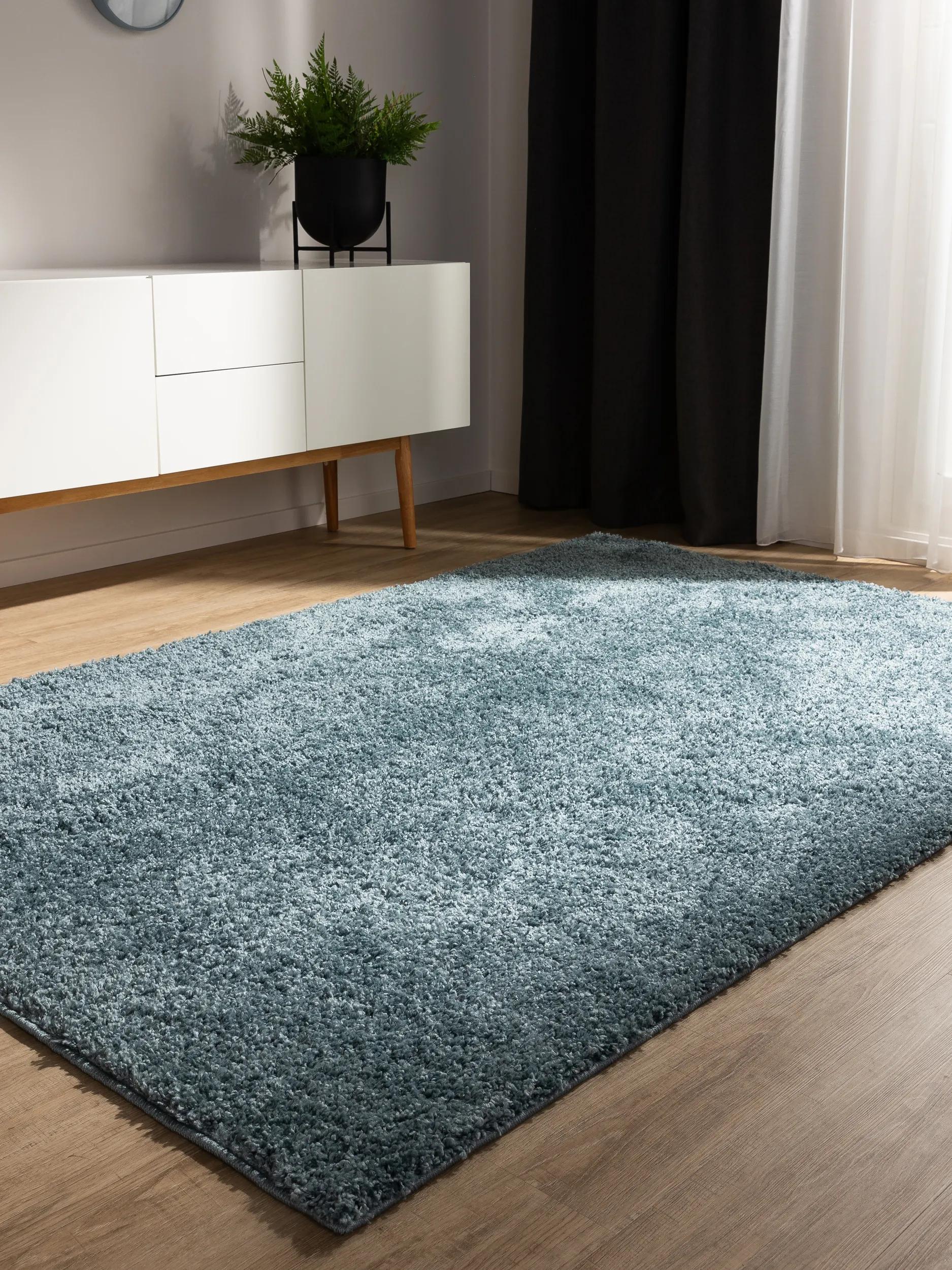 Waschbarer Shaggy-Teppich Soho Blau 60006400-22101 Waschbarer Shaggy-Teppich Soho Blau 60006400-22101 – Bild 2