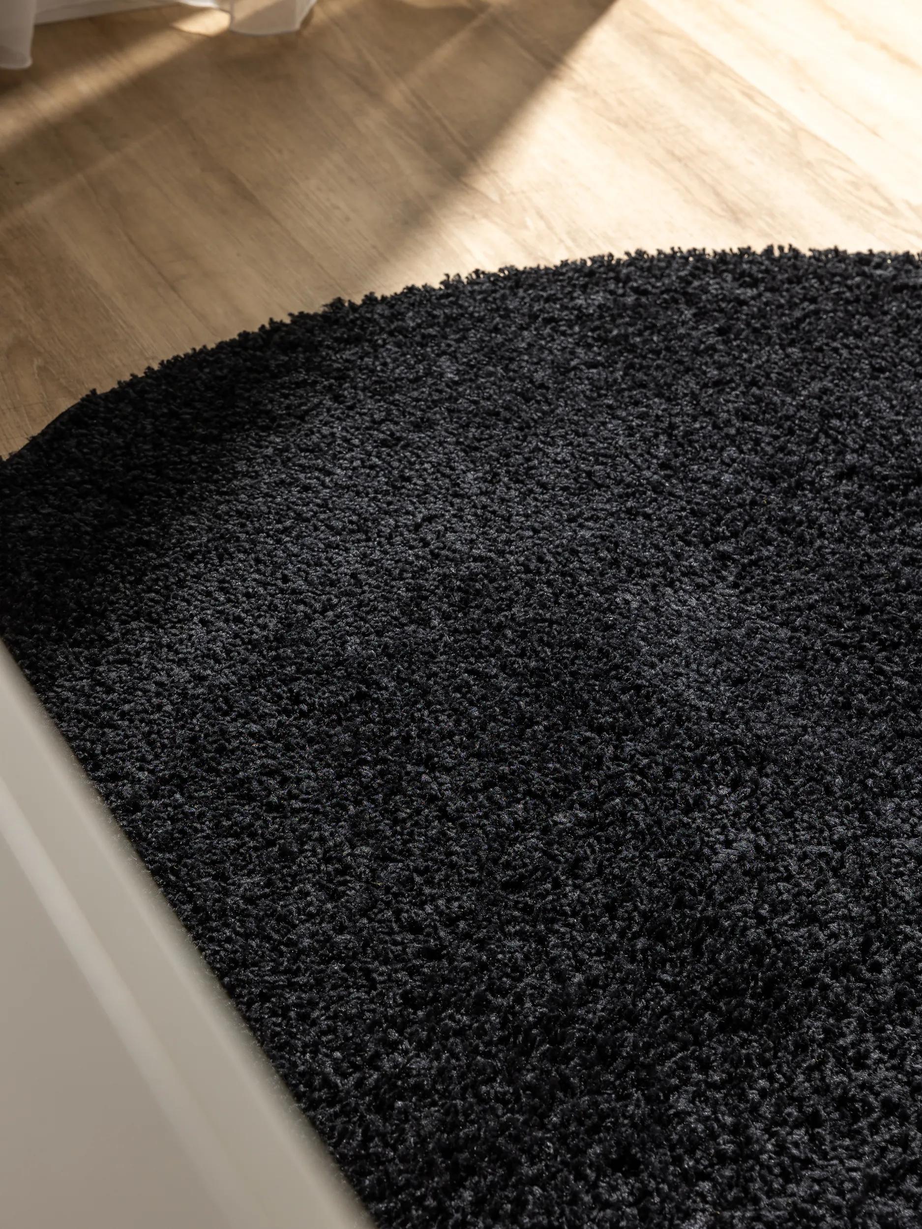 Waschbarer Shaggy-Teppich Soho Schwarz 60006400-36104 Waschbarer Shaggy-Teppich Soho Schwarz 60006400-36104 – Bild 3