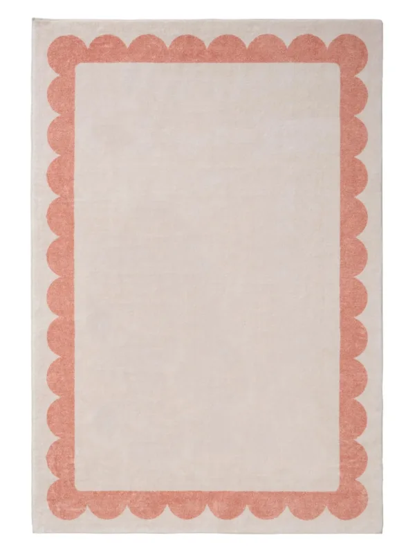 Waschbarer Teppich Frame Orange 60007933-32101