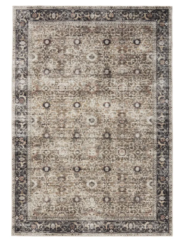 Waschbarer Teppich George Anthrazit/Taupe 60007895-3101