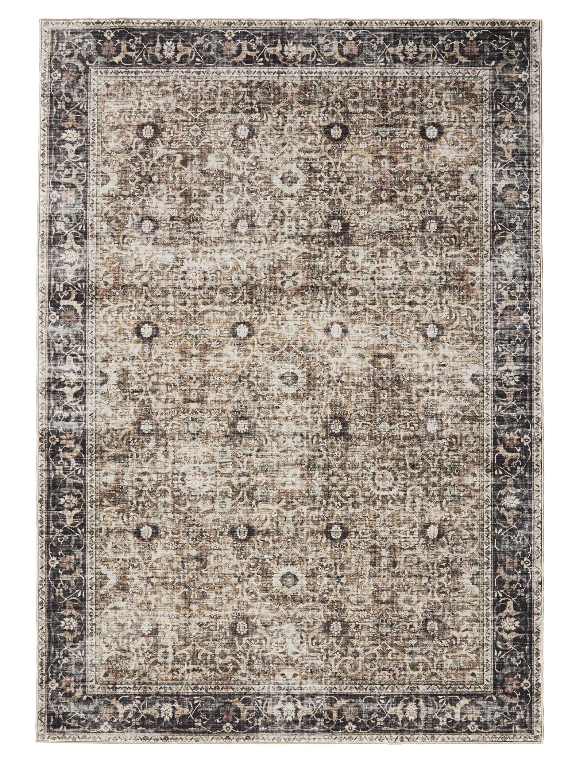 Waschbarer Teppich George Anthrazit/Taupe 60007895-3101 Waschbarer Teppich George Anthrazit/Taupe 60007895-3101