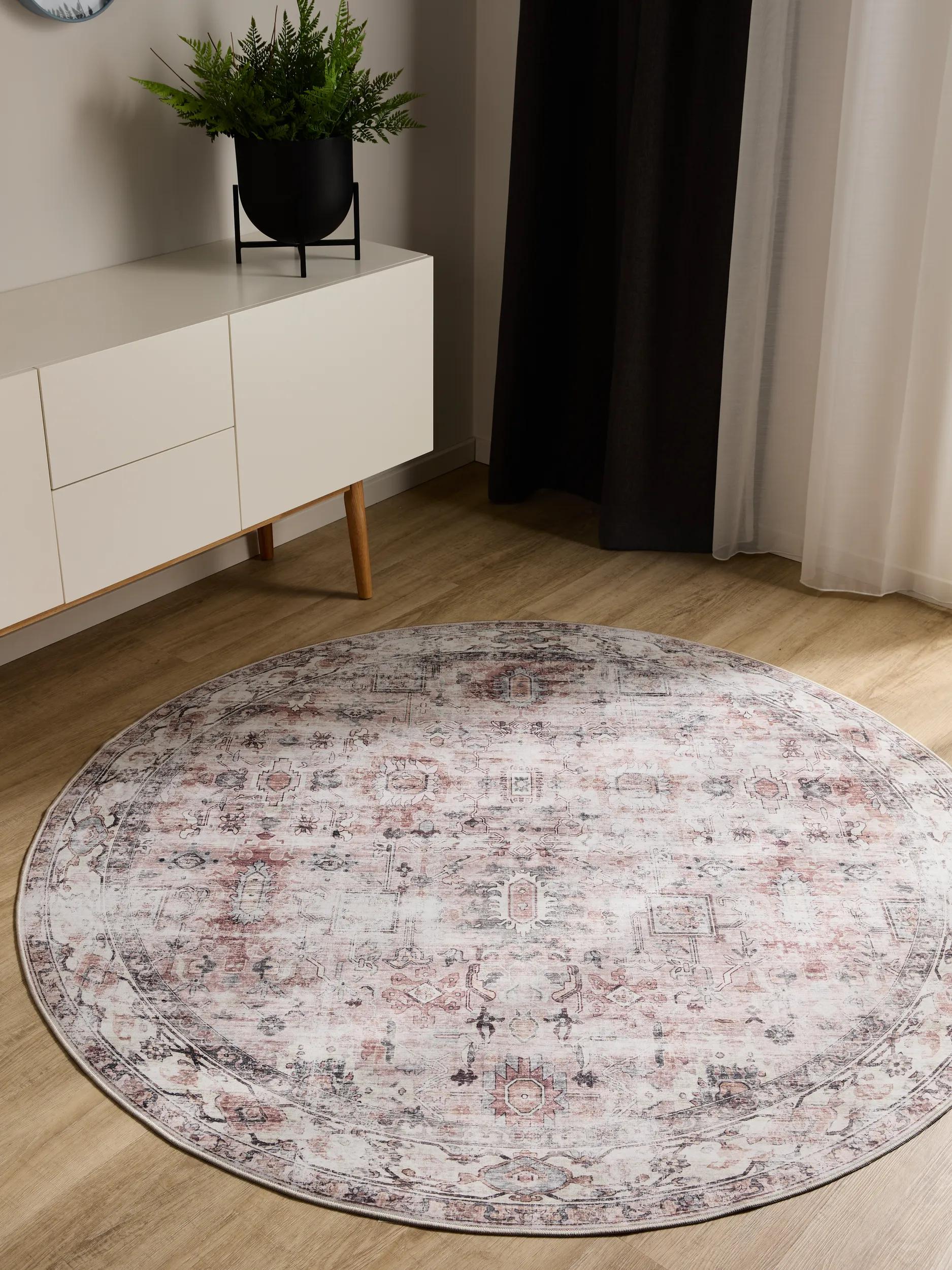 Waschbarer Teppich George Creme/Taupe 60007896-149104 Waschbarer Teppich George Creme/Taupe 60007896-149104 – Bild 2