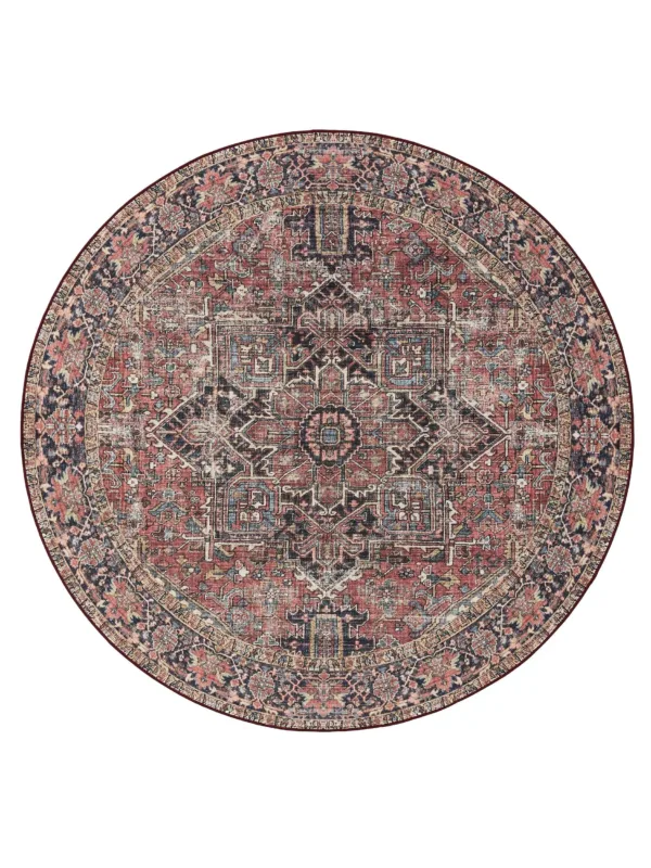 Waschbarer Teppich George Mehrfarbig/Beige 60007886-59104