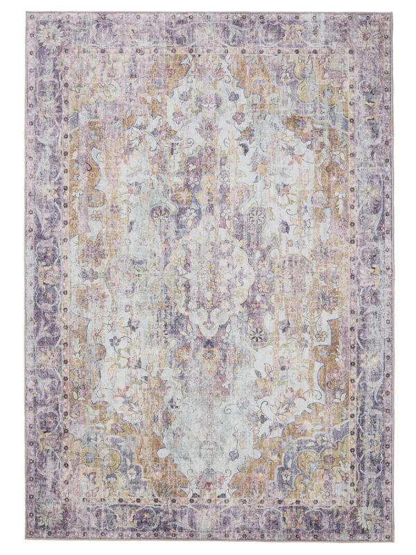 Waschbarer Teppich George Mehrfarbig/Lila 60007890-13101