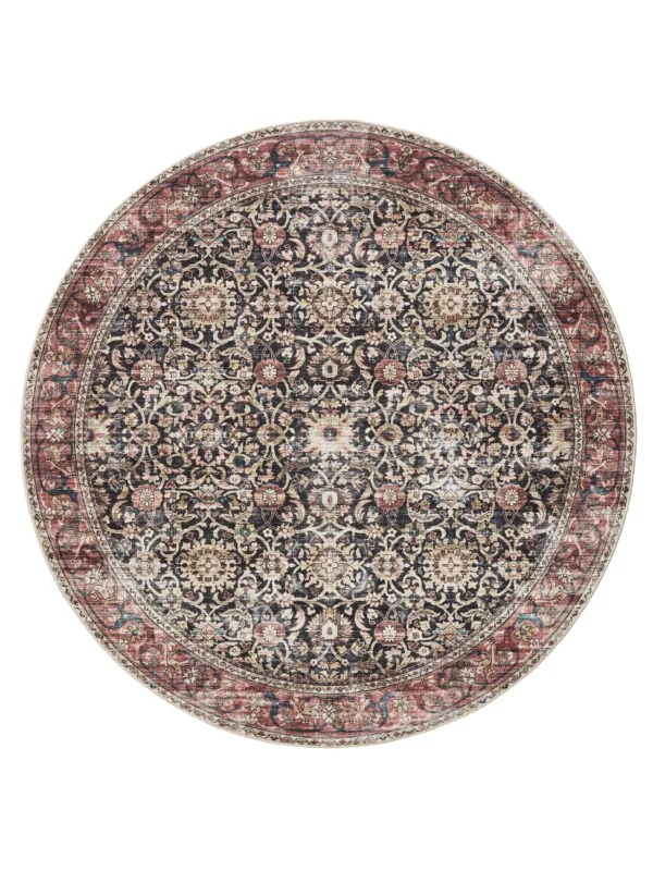 Waschbarer Teppich George Mehrfarbig/Rot 60007895-47104