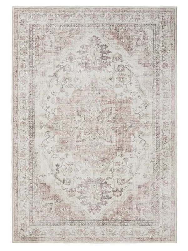 Waschbarer Teppich George Rosa/Beige 60007887-127101
