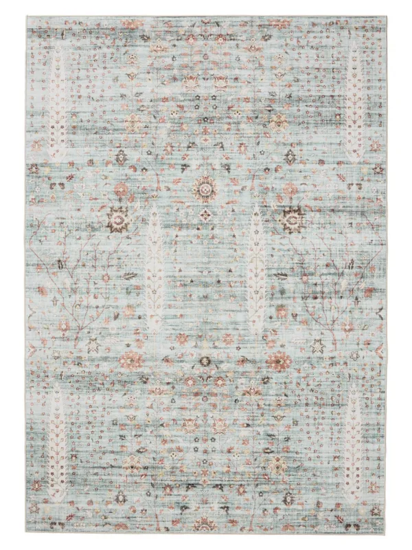 Waschbarer Teppich George Türkis 60007889-39101
