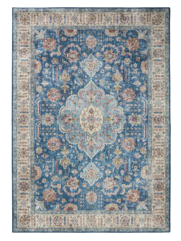 Waschbarer Teppich Laury Blau 60006800-22101